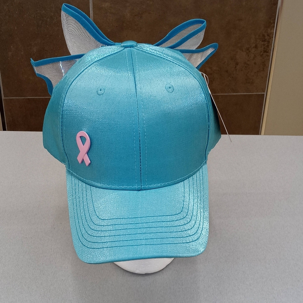 Teal Breast Cancer Awareness Hat